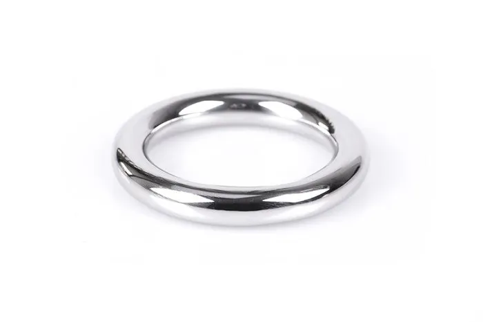 Kiotos Male Sex Toys Kiotos Steel Cockring Rond RVS 10 mm Hoog