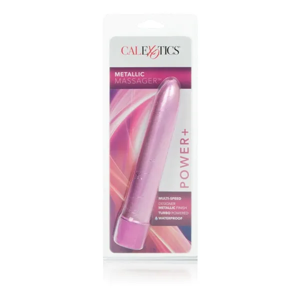 California Exotic Novelties Metallic 65in Massgr Purple Vibrators