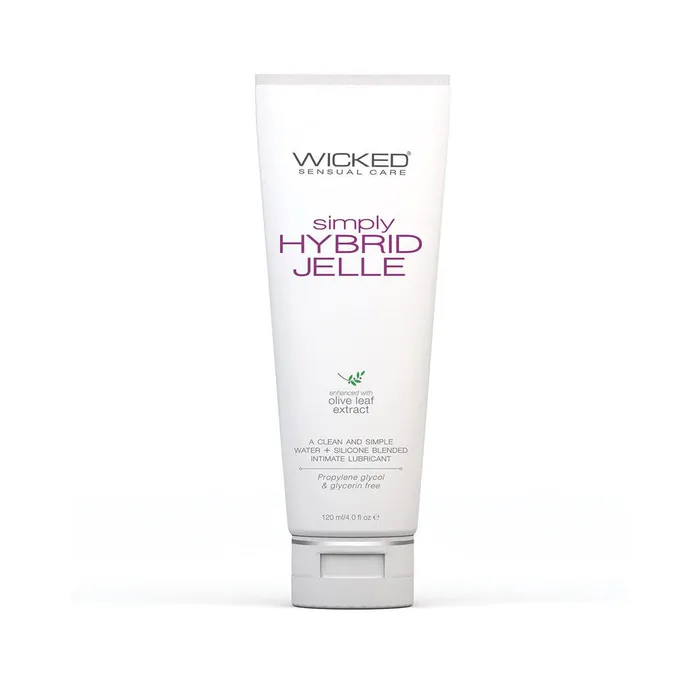 Vibrators Wicked Simply Hybrid Jelle 4oz Wicked Sensual Care