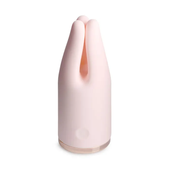 XR Brands inmi Vibrators Vibrassage Twirl 10x Vibrating Clit Teaser Pink