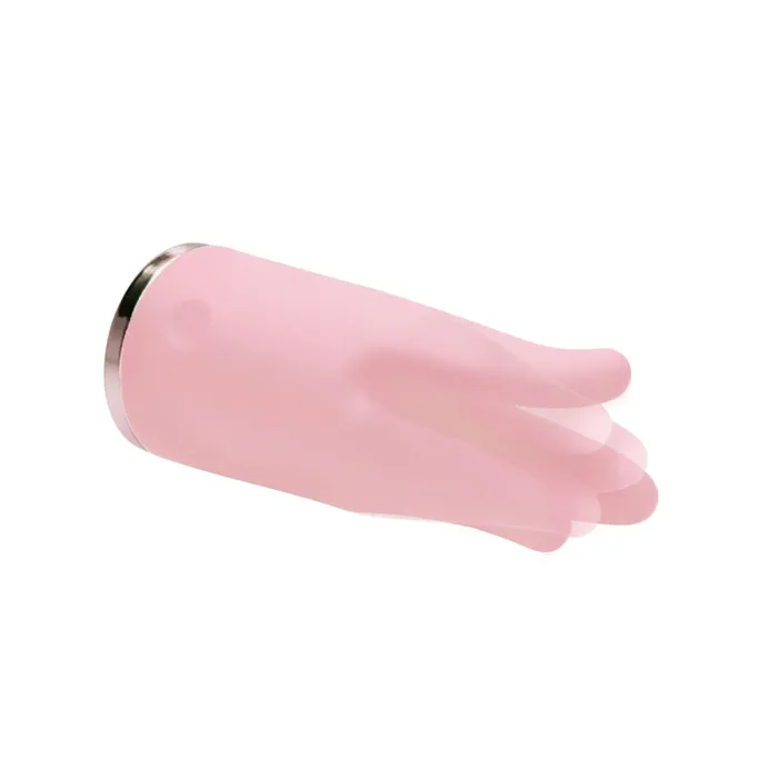 XR Brands inmi Vibrators Vibrassage Twirl 10x Vibrating Clit Teaser Pink