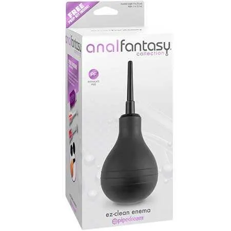 Anal Pipedream Pipedream Anal Fantasy Collection EZClean Enema Black