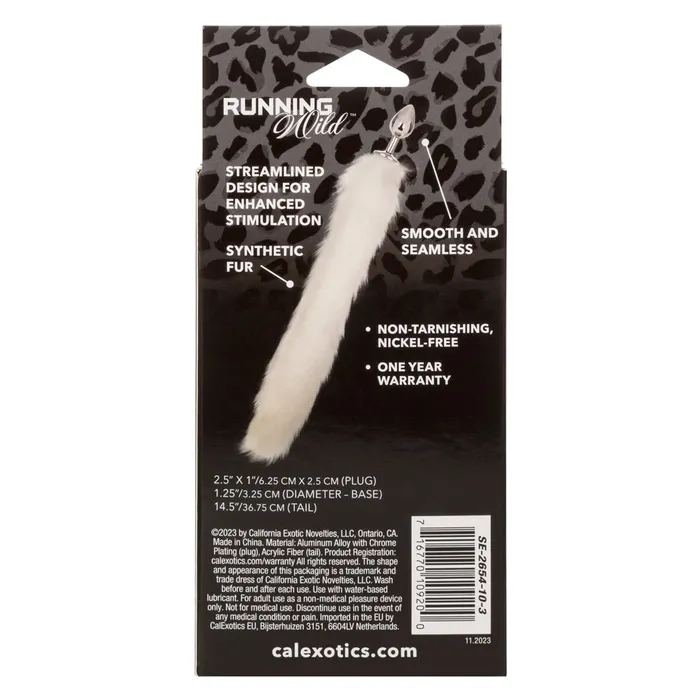 CalExotics Anal Running Wild Tail White CalExotics Anal Running Wild Tail White