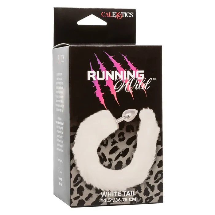 CalExotics Anal Running Wild Tail White CalExotics Anal Running Wild Tail White