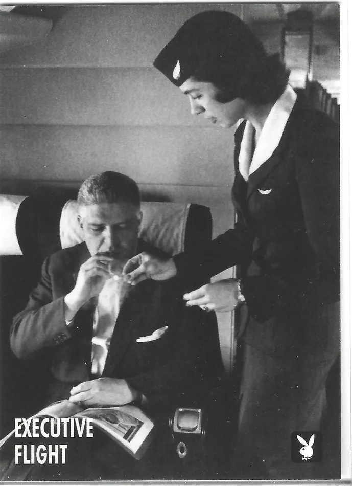 Couples Dans Cards Playboy Centerfolds April Edition Executive Flight Card 5