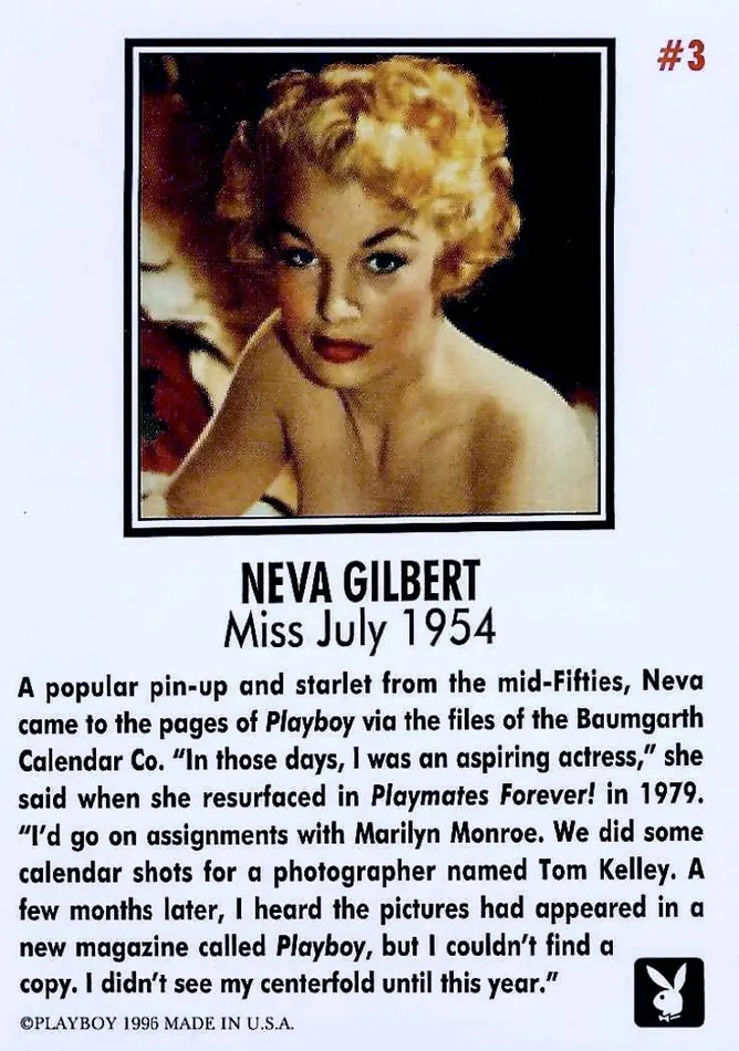 Greenthunderbirds Cards Couples Playboy July Edition 3 Neva Gilbert