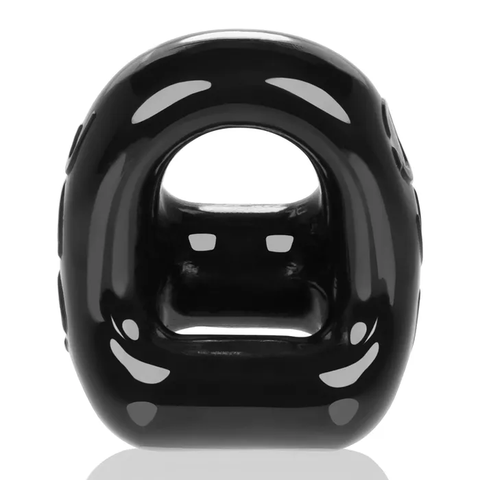 Anal Oxballs 360 2 Way Cockring and Ballsling Black