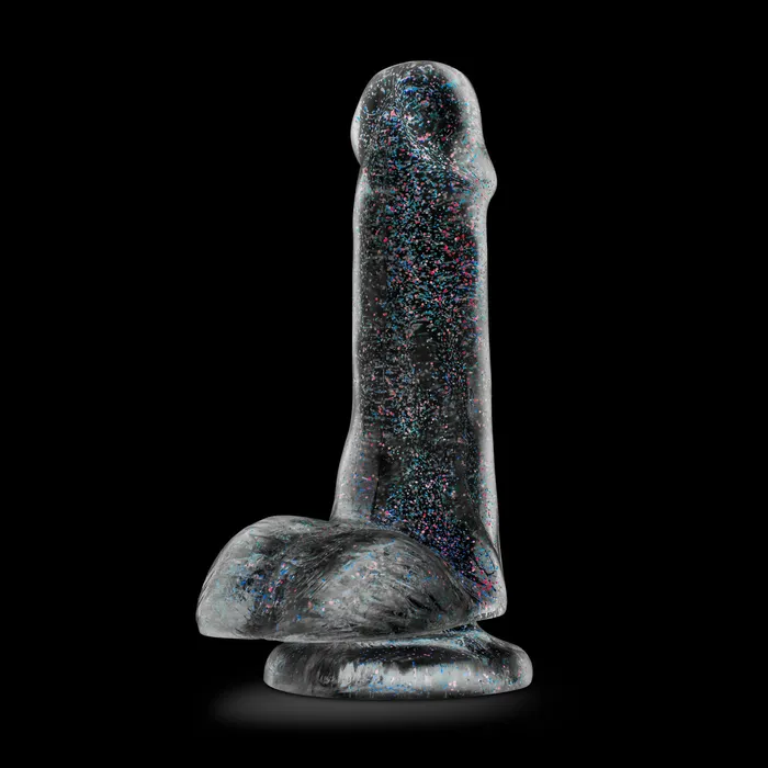 Blush Novelties Naturally Yours 6 Inch Glitter Cock Sparkling Clear Dildos Blush Novelties Naturally Yours 6 Inch Glitter Cock Sparkling Clear Dildos