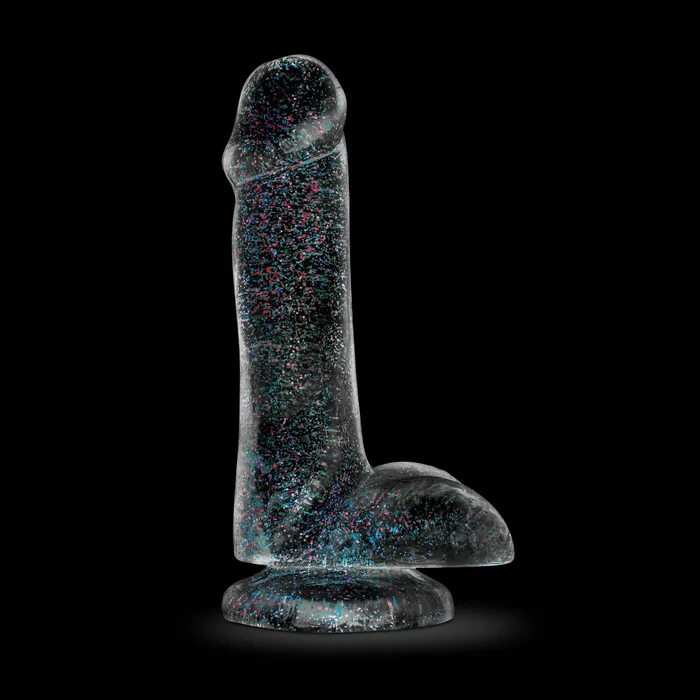 Blush Novelties Naturally Yours 6 Inch Glitter Cock Sparkling Clear Dildos Blush Novelties Naturally Yours 6 Inch Glitter Cock Sparkling Clear Dildos