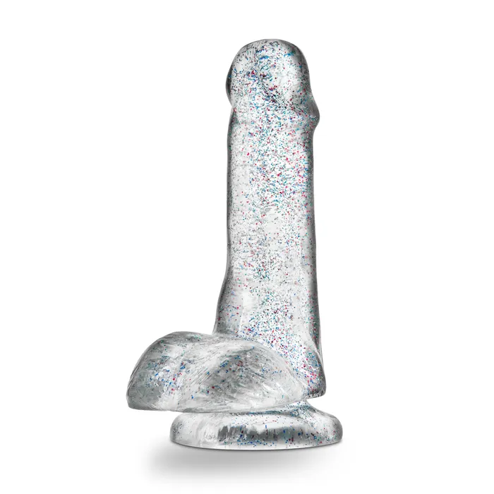 Blush Novelties Naturally Yours 6 Inch Glitter Cock Sparkling Clear Dildos Blush Novelties Naturally Yours 6 Inch Glitter Cock Sparkling Clear Dildos