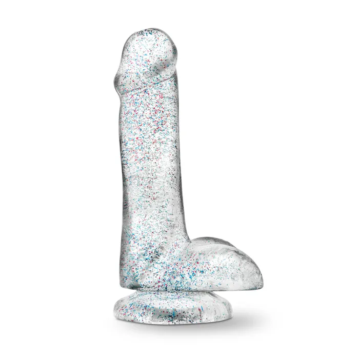 Blush Novelties Naturally Yours 6 Inch Glitter Cock Sparkling Clear Dildos Blush Novelties Naturally Yours 6 Inch Glitter Cock Sparkling Clear Dildos