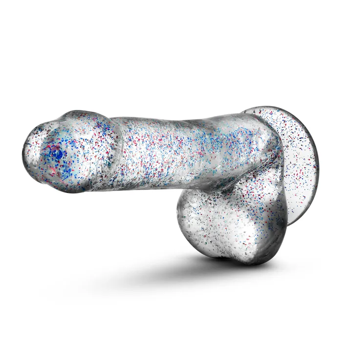 Blush Novelties Naturally Yours 6 Inch Glitter Cock Sparkling Clear Dildos Blush Novelties Naturally Yours 6 Inch Glitter Cock Sparkling Clear Dildos