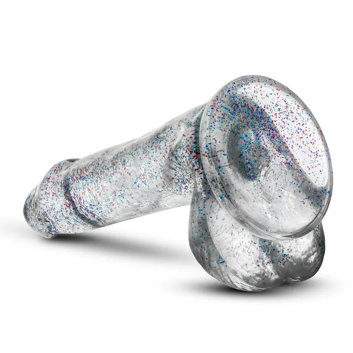 Blush Novelties Naturally Yours 6 Inch Glitter Cock Sparkling Clear Dildos Blush Novelties Naturally Yours 6 Inch Glitter Cock Sparkling Clear Dildos