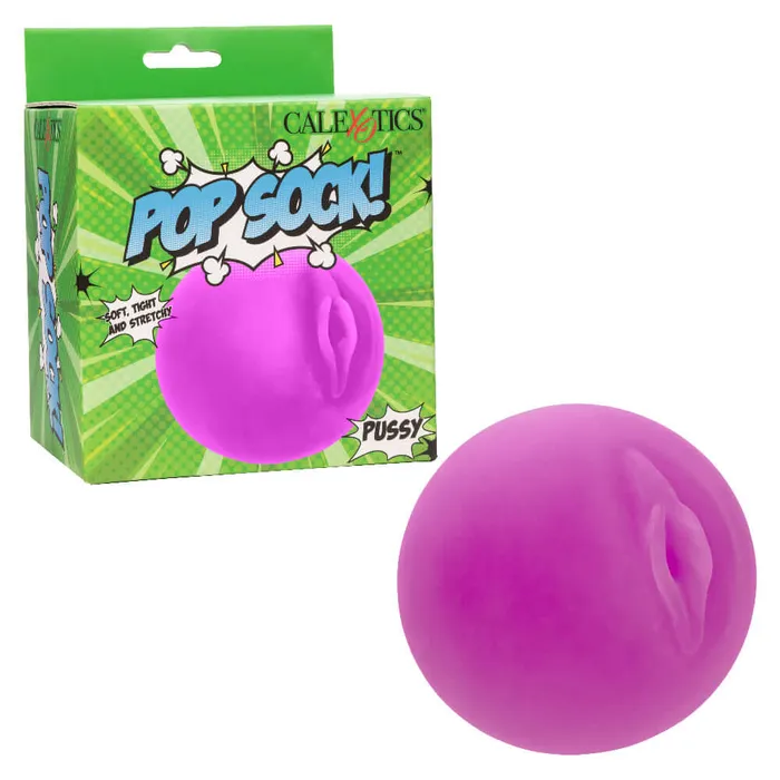 CalExotics Male Sex Toys Pop Sock Pussy Masturbator Purple
