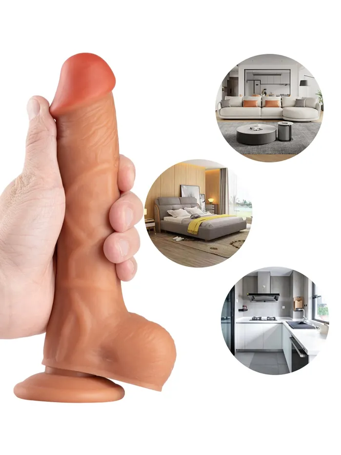 Domlust Anal Realistic Dildos for Women 79 inch Lifelike Silicone Dildo Female Sex Toys