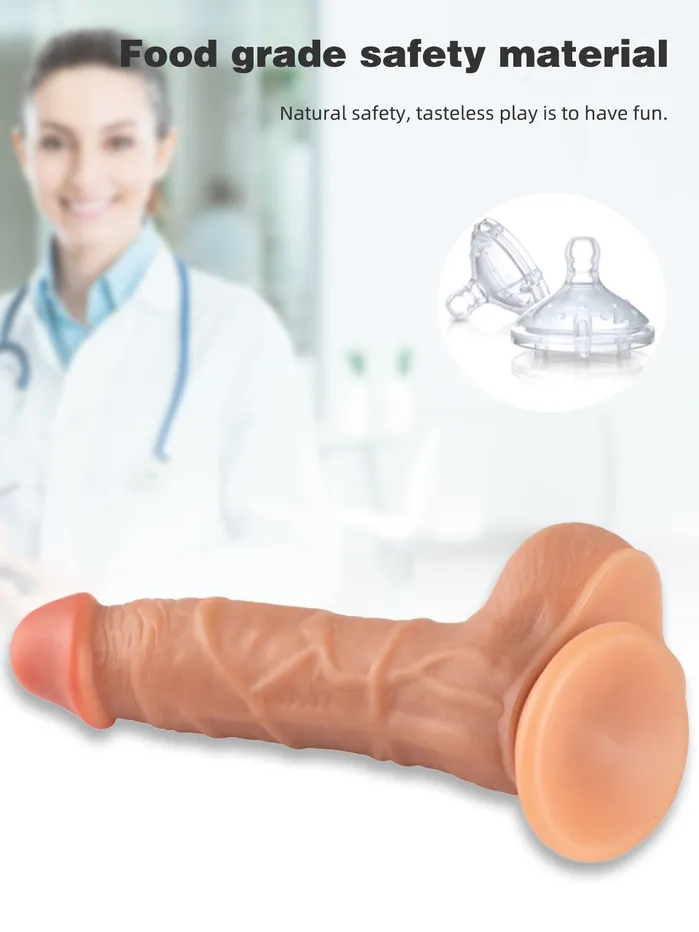 Domlust Anal Realistic Dildos for Women 79 inch Lifelike Silicone Dildo Female Sex Toys