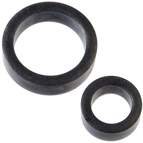 Platinum Premium Silicone the CRings Charcoal Doc Johnson Dildos