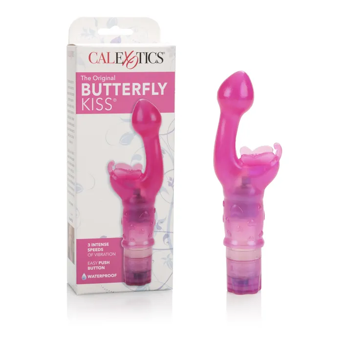 The Original Butterfly Kiss Pink CalExotics Vibrators The Original Butterfly Kiss Pink CalExotics Vibrators