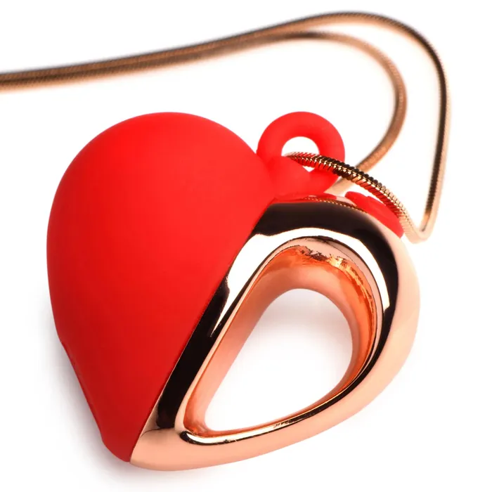 10x Vibrating Silicone Heart Necklace Rose Gold Red Sale Specials Vibrators 10x Vibrating Silicone Heart Necklace Rose Gold Red Sale Specials Vibrators