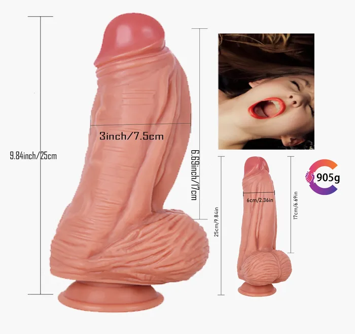  Anal Silicone Giant Thick Anal Dildo