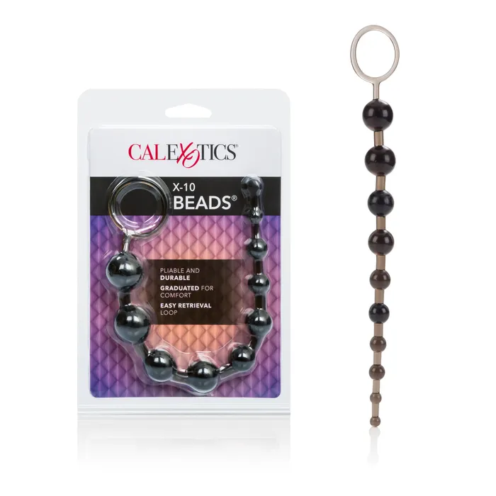 Calexotics Male Sex Toys Soft and Stretchy Fun Beads with Easy Retrieval Ring Calexotics Male Sex Toys Soft and Stretchy Fun Beads with Easy Retrieval Ring