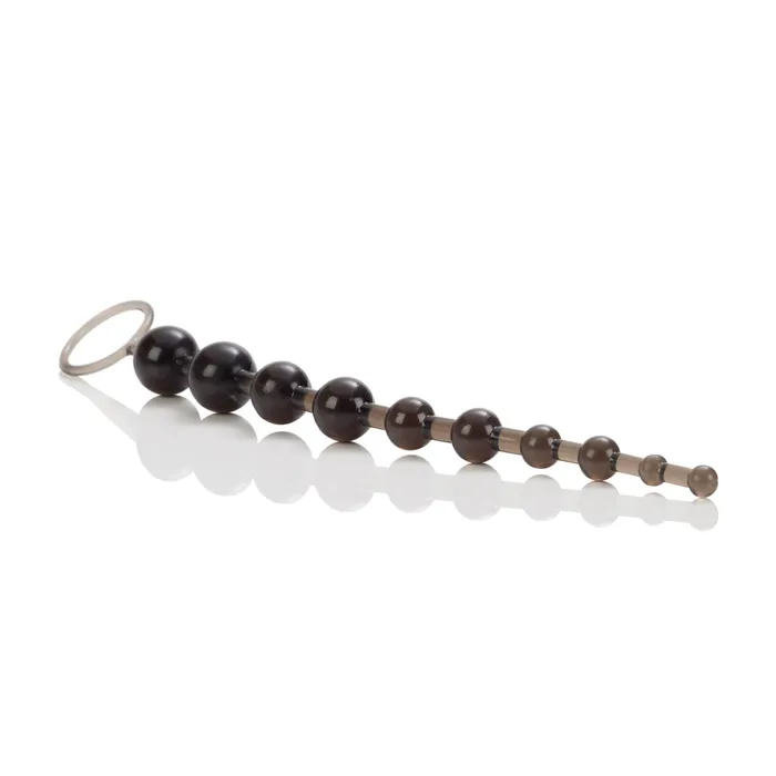 Calexotics Male Sex Toys Soft and Stretchy Fun Beads with Easy Retrieval Ring