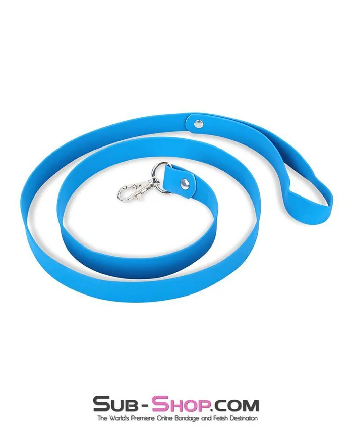 Idea Vibrators 1718MQ Tantric Blue Vegan Leather Long Leash MEGA Deal
