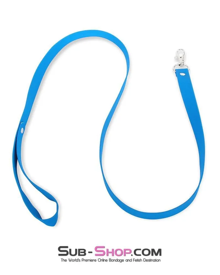 Idea Vibrators 1718MQ Tantric Blue Vegan Leather Long Leash MEGA Deal