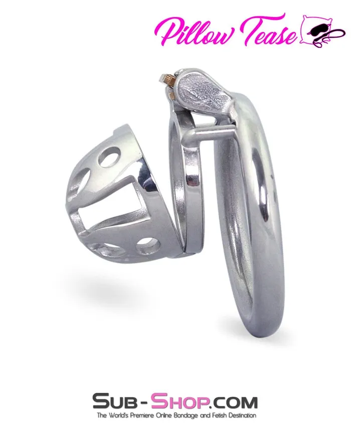 Male Sex Toys Moonwell 0717M Mini Basket Steel Cock Cage Chastity Device