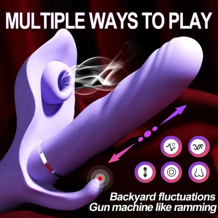 Female Sex Toys Telescopic Vibrator Clitoris Stimulator Vagina GSpot Massager Silicone Dildo Masturbator lurevibe