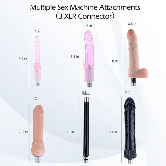 lurevibe Lurevibe Automatic Sex Machine Sex ToysThrusting Machines for Men WomenLove Machine Device Gun with 6 Attachments Female Sex Toys