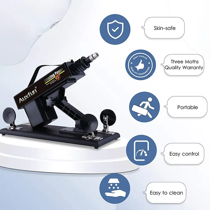lurevibe Lurevibe Automatic Sex Machine Sex ToysThrusting Machines for Men WomenLove Machine Device Gun with 6 Attachments Female Sex Toys