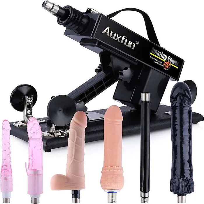 lurevibe Lurevibe Automatic Sex Machine Sex ToysThrusting Machines for Men WomenLove Machine Device Gun with 6 Attachments Female Sex Toys