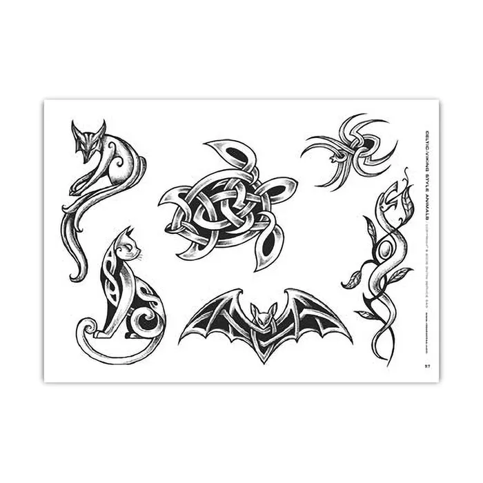 3ntini Tattoo Professionist 03 Tribal Animals Softcover Book Vibrators