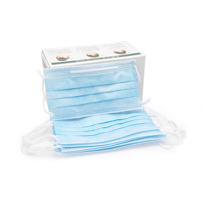 Blue Disposable Face Masks Box of 50 Painful Pleasures Vibrators
