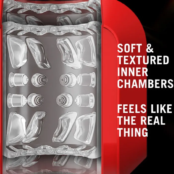 Blush Male Sex Toys SlamBox Thrusting Rotating Vibrating Discreet Stroker