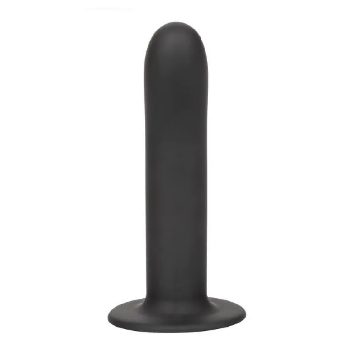 CalExotics Boundless 7 Inch Smooth Black Silicone Dildo Anal