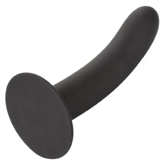 CalExotics Boundless 7 Inch Smooth Black Silicone Dildo Anal