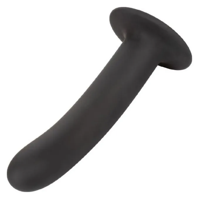CalExotics Boundless 7 Inch Smooth Black Silicone Dildo Anal