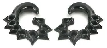 Elementals Organics Anal Tear Drop Black Horn Spiral Earrings Body Jewelry Price Per 2 Elementals Organics Anal Tear Drop Black Horn Spiral Earrings Body Jewelry Price Per 2