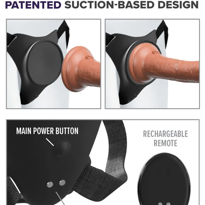 Female Sex Toys Body Dock GSpot Pro Vibrating Suction Cup Harness Pipedream Products
