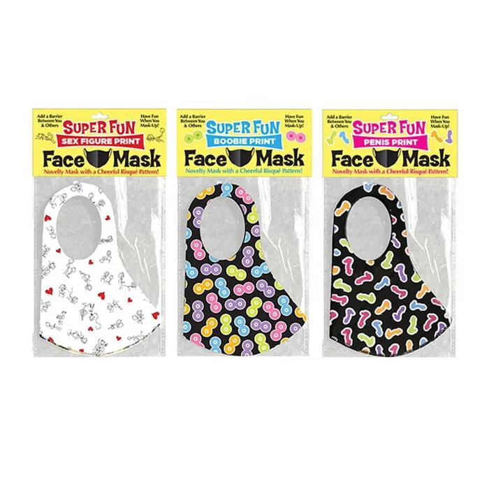 Female Sex Toys Little Genie Production LLC Super Fun Face Masks 3 Naughty Prints Female Sex Toys Little Genie Production LLC Super Fun Face Masks 3 Naughty Prints