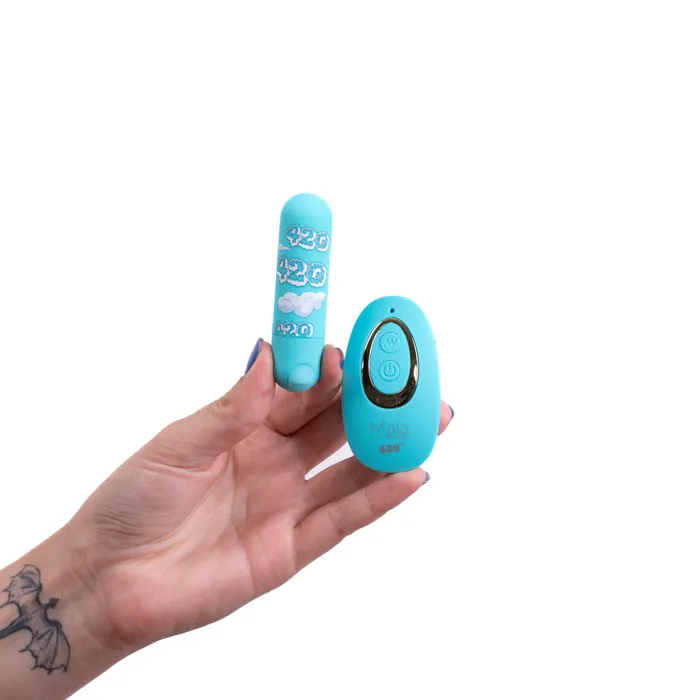 Maia Toys Female Sex Toys JESSI 420 SKY Remote Rechargeable Super Charged Mini Bullet