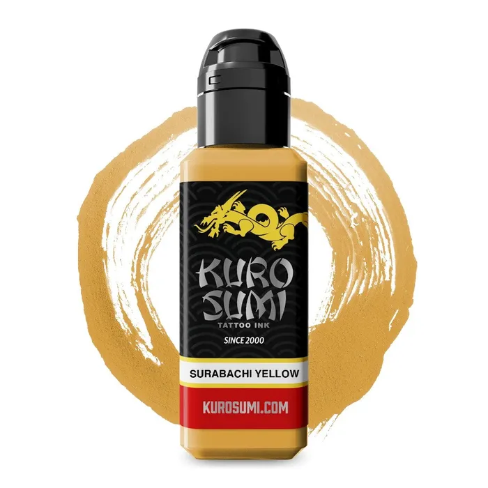Male Sex Toys Kuro Sumi Surabachi Yellow Kuro Sumi Tattoo Ink Pick Size