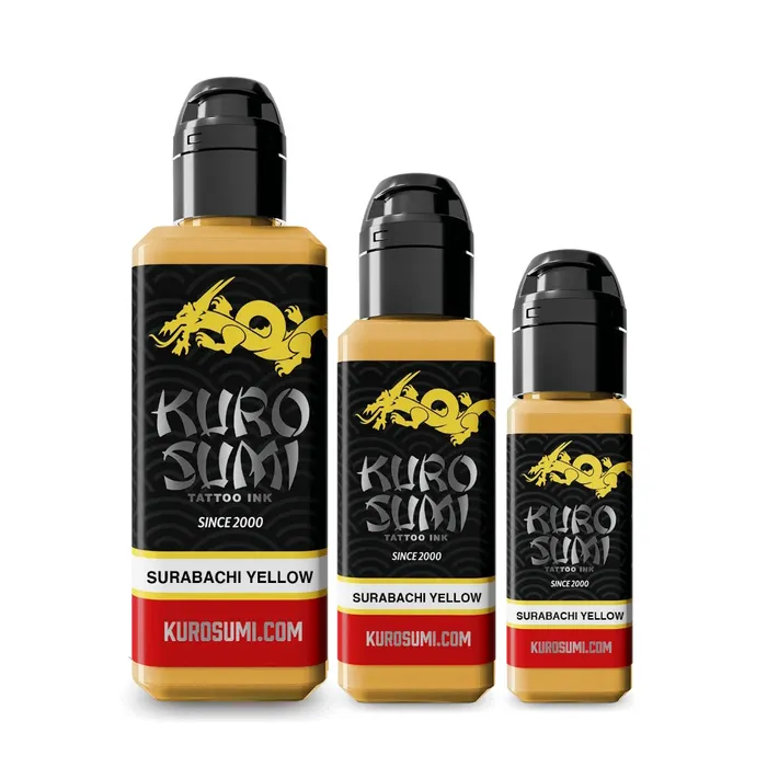 Male Sex Toys Kuro Sumi Surabachi Yellow Kuro Sumi Tattoo Ink Pick Size