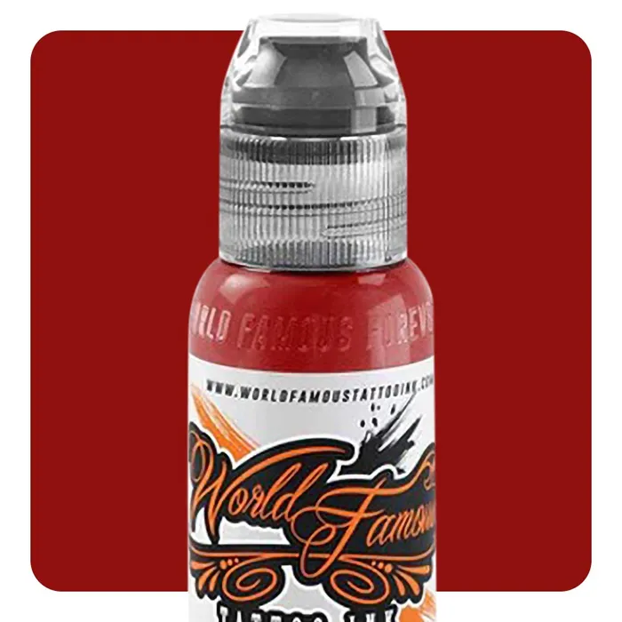 Master Mike Red World Famous Tattoo Ink Pick Size World Famous Vibrators