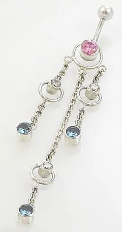 Painful Pleasures Male Sex Toys 14g 716 Triple Orbital Dangle Sterling Silver Bali Belly Button Ring Painful Pleasures Male Sex Toys 14g 716 Triple Orbital Dangle Sterling Silver Bali Belly Button Ring