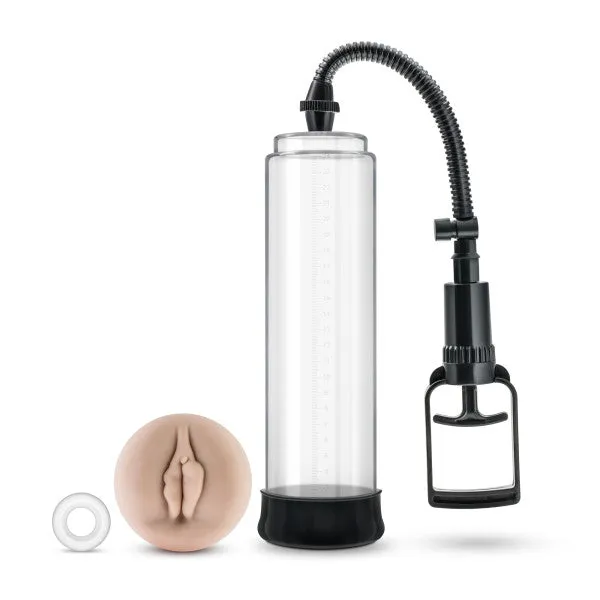 Performance VX5 Male Enhancement Penis Pump System with Realistic Sleeve Blush Male Sex Toys Performance VX5 Male Enhancement Penis Pump System with Realistic Sleeve Blush Male Sex Toys