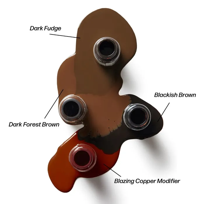Perma Blend Anal Dark Eyebrow Mini Set Perma Blend 4 12oz Bottles