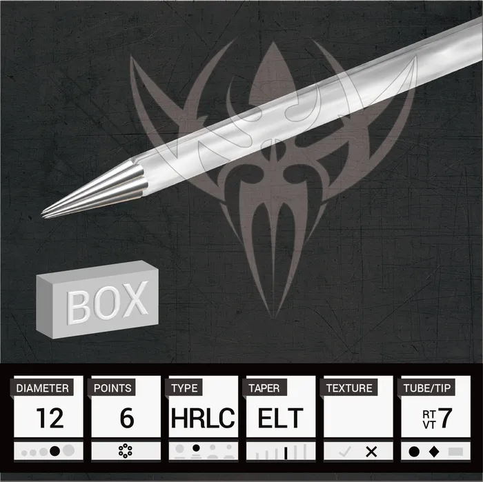 Precision Needles Female Sex Toys 12 Hollow Round Liner 35mm Taper Precision Needles Box of 50 Premade Sterilized Tattoo Needles